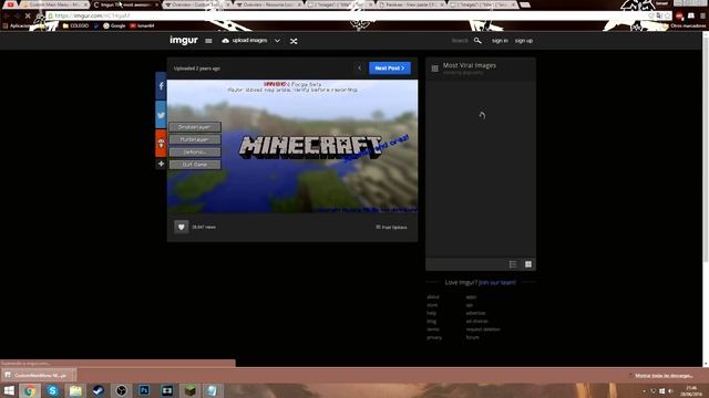 MINECRAFT 1.10 / 1.9.X - MENU PERSONALIZABLE!!! - CUSTOM MAIN MENU MOD | Isman64 смотреть онлайн