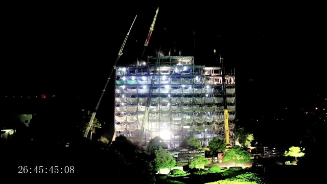 Китайцы построили отель за 6 дней, устойчивость к землетрясениям 9 баллов смотреть онлайн