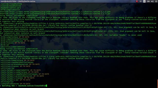 Сборка Kotlin/Native из исходников смотреть онлайн