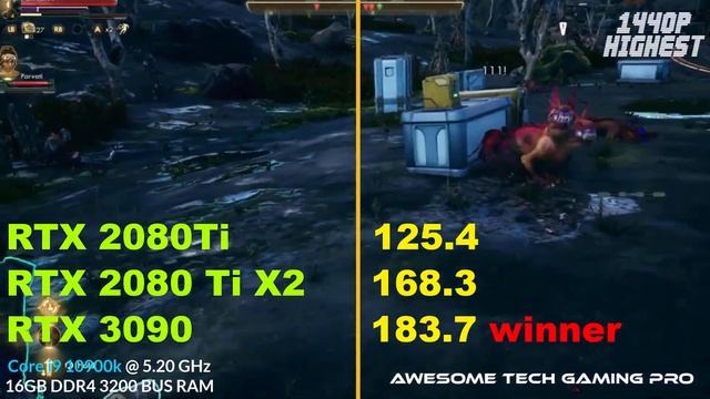 RTX 2080 Ti SLI vs RTX 3090 Benchmark | RTX 2080 Ti SLI Benchmark | RTX 2080 Ti NVLINK Part 1 смотреть онлайн