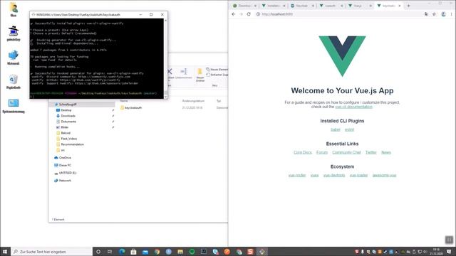 Role/Identity Based Access Management mit VueJS #2 Vue & Vuetify Setup смотреть онлайн