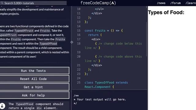 FCC - Use React to Render Nested Components - SOLUTION !!! смотреть онлайн