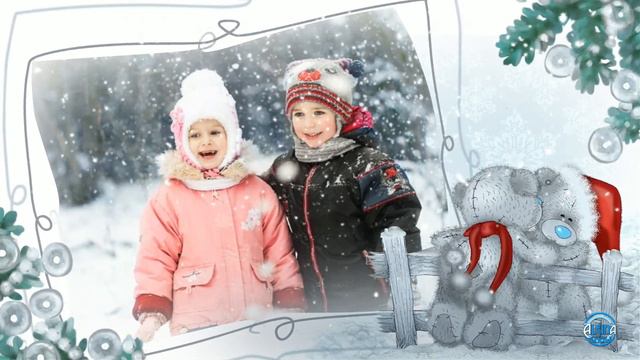 Christmas Teddy Bear PTE AV Template смотреть онлайн