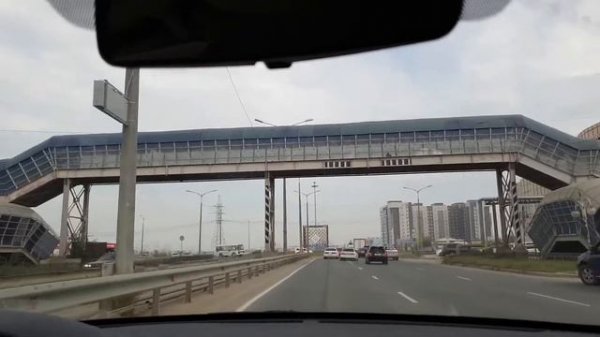 Круговое движение 3 полосы + разворот