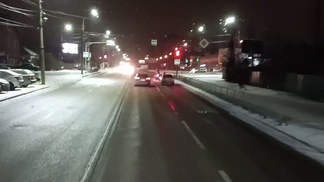 с земой по пути! снегопад радует глаз) Тольятти -Белгород смотреть онлайн