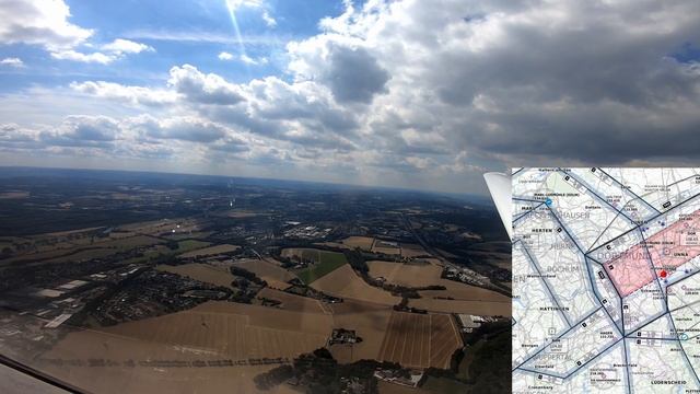 VFR Abflug Flughafen Dortmund mit Motorsegler - BZF II Übung смотреть онлайн