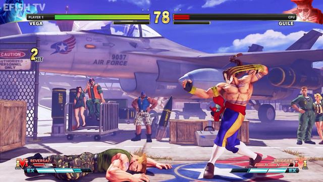 Vega vs Guile (Hardest AI) - Street Fighter V | 4K 60FPS HDR смотреть онлайн