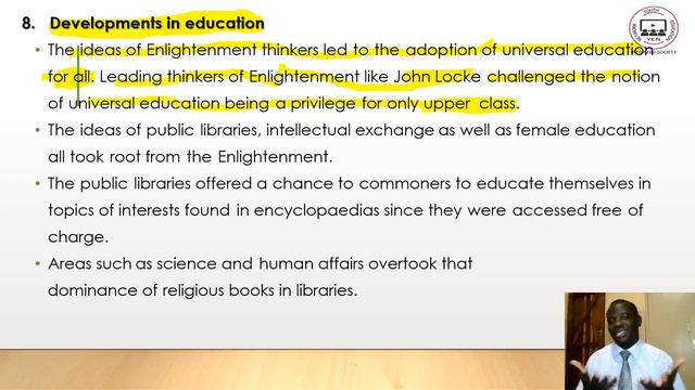 History F2 Topic 8 part 2: Views of Enlightenment - YEN MALAWI смотреть онлайн