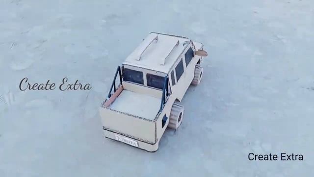 Prado Jeep! TOYOTA Hilux Rivo! Taxi Diy Project with cardboard смотреть онлайн