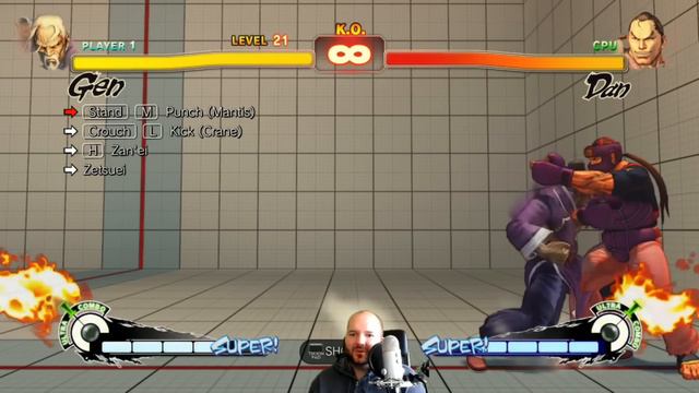 The most difficult Street Fighter character EVER!? Attempting Gen combos смотреть онлайн