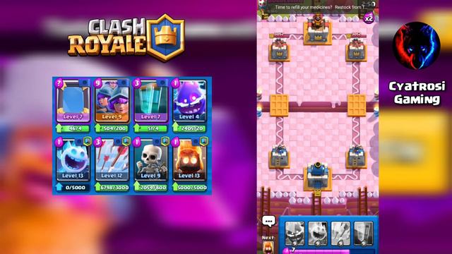 Totally Balanced game mode / Random Elixir game mode in Clash Royale. смотреть онлайн