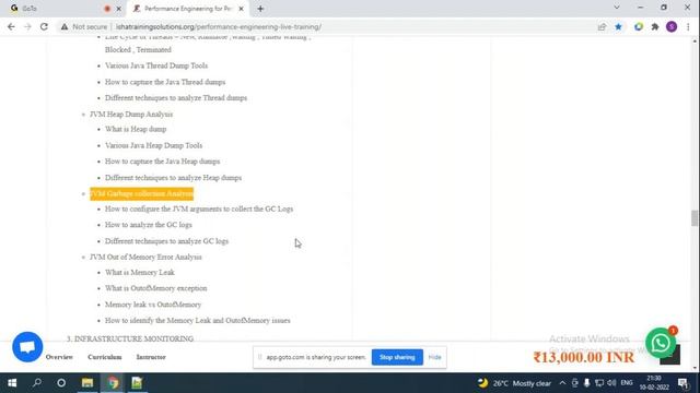 Performance Engineering Demo Video 10th Feb. Pls contact/WhatsApp us on +91-8019952427 to enroll смотреть онлайн