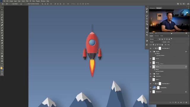 Paper Cut Out Illustration Effect in Photoshop смотреть онлайн