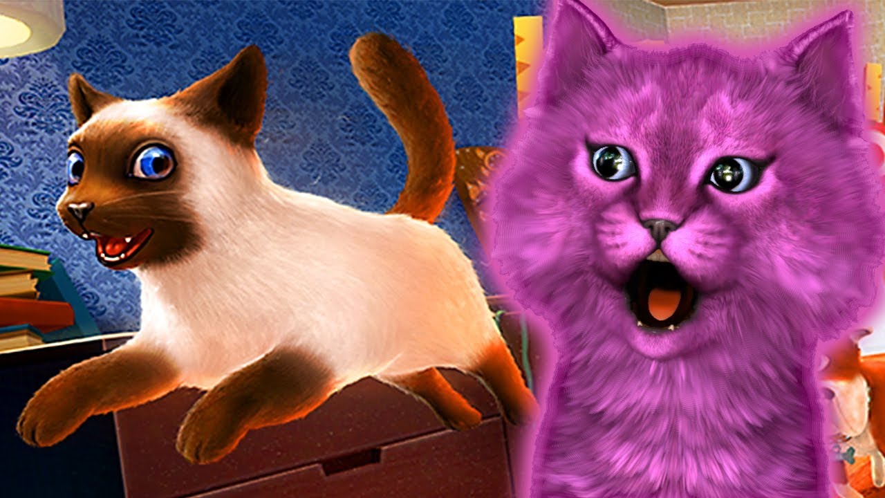 СИМУЛЯТОР КОТА 4 и КОТЕНОК АБИ игра ДЛЯ ДЕТЕЙ и МАЛЫШЕЙ #92 смотреть онлайн