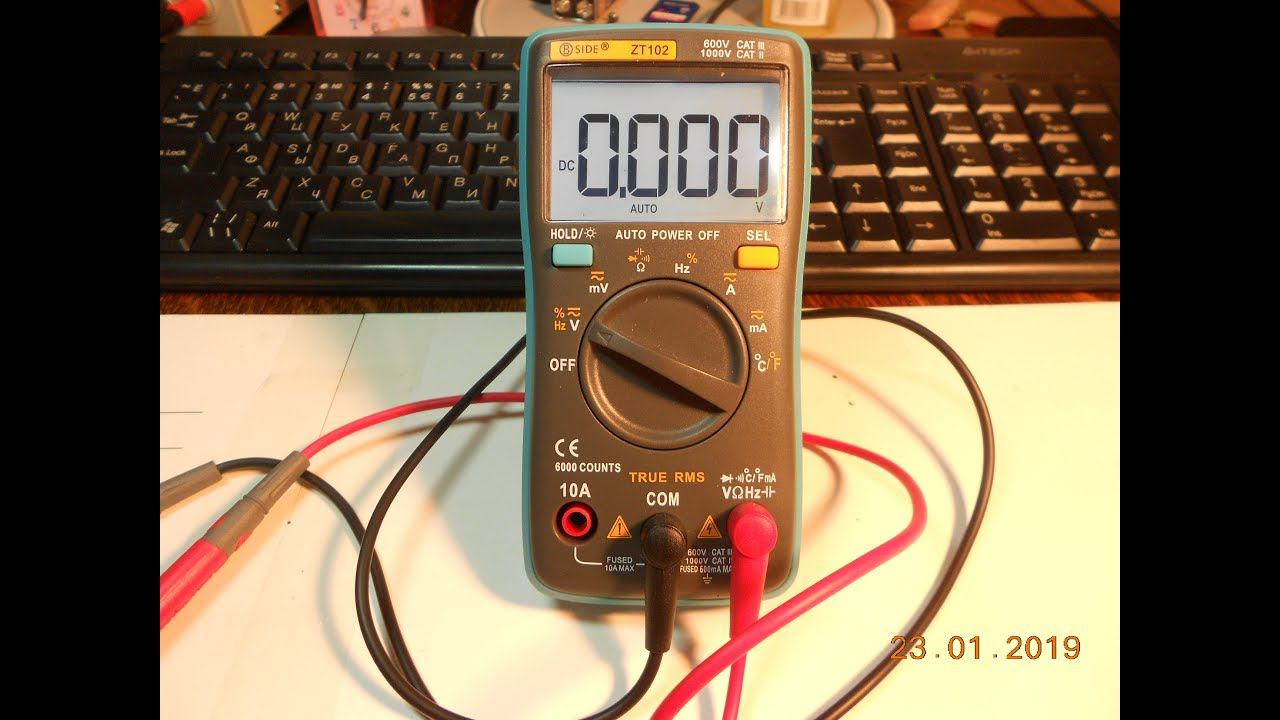 BSide ZT-102 - краткий обзор мультиметра