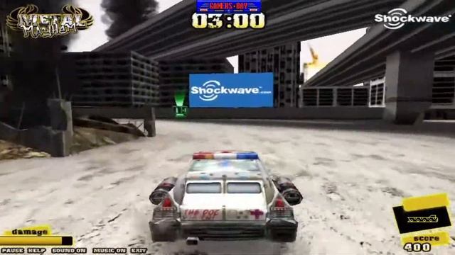 Metal Mayhem - Flash Vehicle Combat Game Similar To Twisted Metal! смотреть онлайн