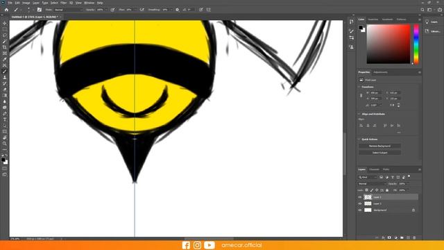 Bee Rough Sketch (Photoshop) смотреть онлайн