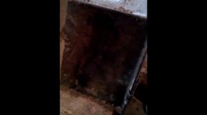 Установка духовки и топочной дверки.