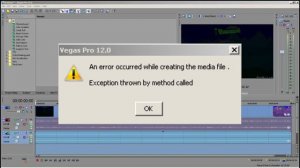 Vegas Pro! Ошибка:An error occurred while creating the media file. (Исправление)
