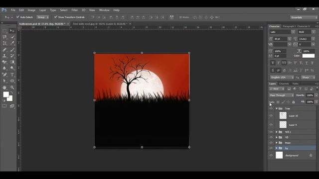 How to create Halloween Flyer in photoshop Bangla Tutorial 2021 | Halloween Poster Design смотреть онлайн