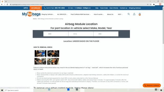Where is SRS Airbag Control Module? How to Look Up Airbag Module Location in Vehicle смотреть онлайн
