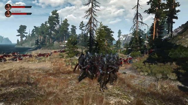 Alp Bruxa VS The Wild Hunt Army (The Witcher 3: Wild Hunt NPC Wars Mod) [4K] смотреть онлайн