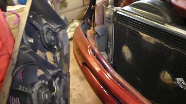 MERCEDES W163 A/C CONDENSER REPLACEMENT REMOVAL ML320 ML430 ML500 ML350 ML230 ML270