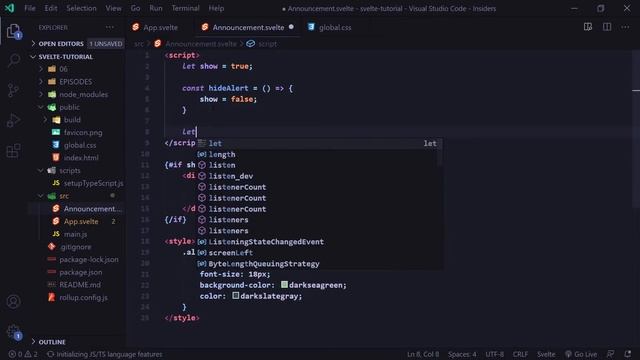 Svelte Tutorial #9 - CSS & Class Directives (2020) смотреть онлайн
