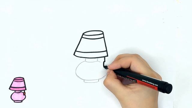 Как нарисовать настольную лампу / Рисунки и раскраски малышам / Мультик раскраска для детей смотреть онлайн