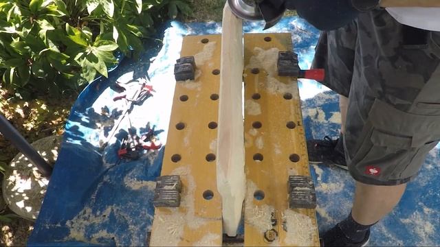 Блюдо для подачи шашлыка из старой доски своими руками. Отличный подарок! Handmade wooden plate. смотреть онлайн