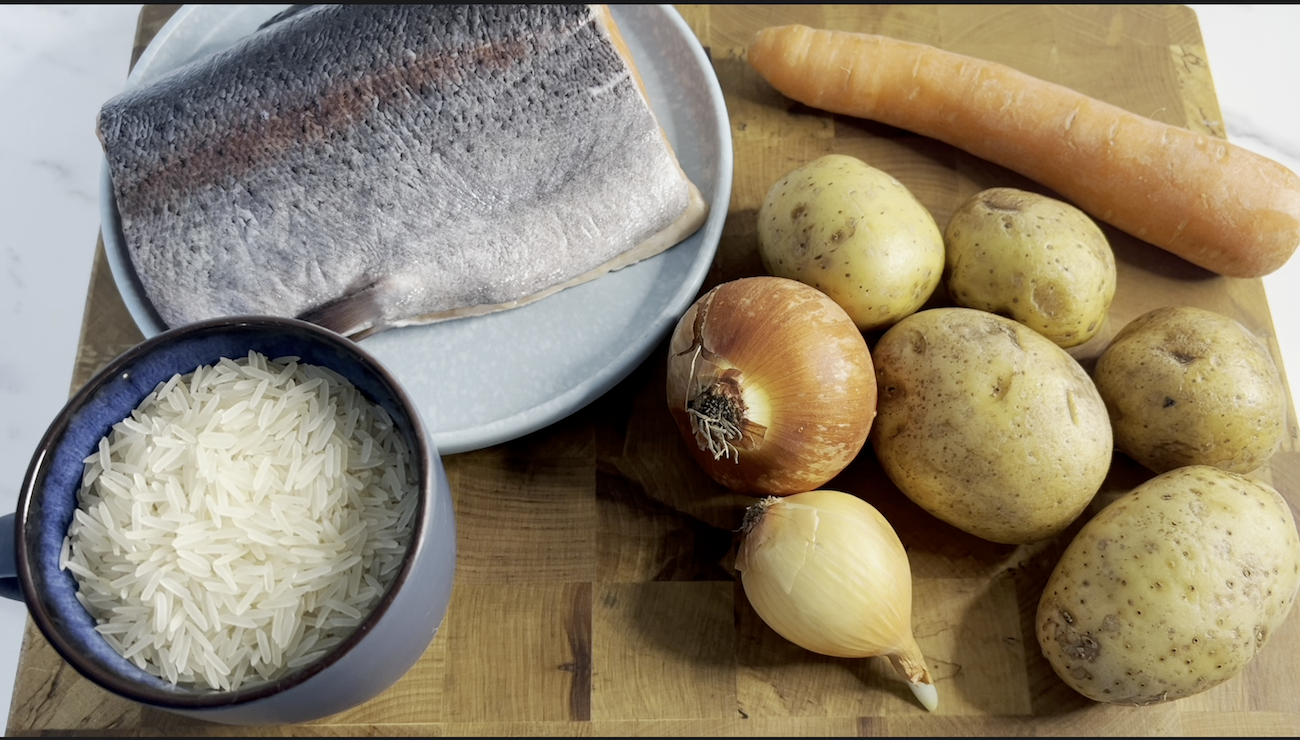 Очень вкусный суп из форели/суп из красной рыбы. смотреть онлайн