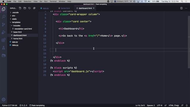 Flask Templating Basics - Template Includes смотреть онлайн