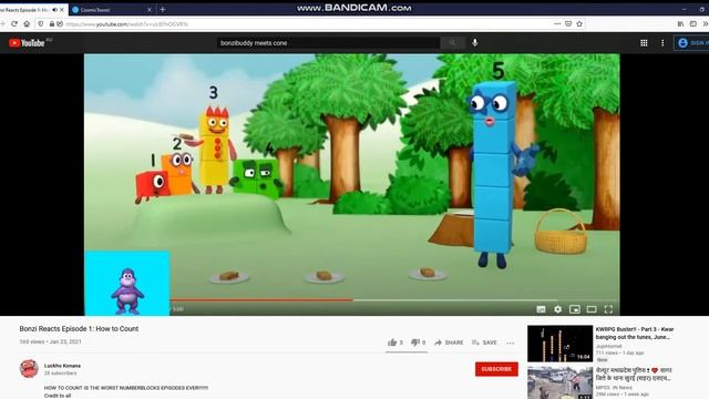 i react to bonzi reacts episode 1: how to count смотреть онлайн