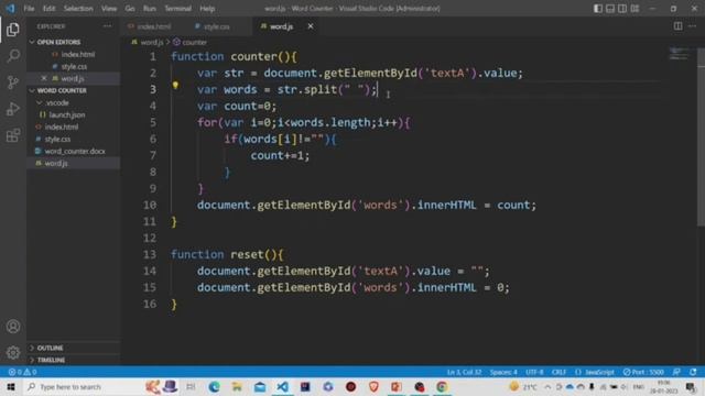 Word Counter Using JavaScript | JavaScript Project смотреть онлайн