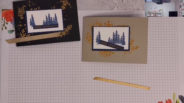 Stampin' Up! | Weihnachtskarten mit Strukturpaste & mit Stempelset Weihnachten im Wald🌺- Livestream смотреть онлайн