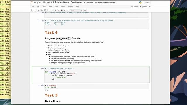 P1M4 Nested Conditionals смотреть онлайн