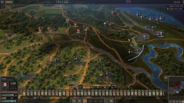 HARRISON'S CREEK - Ultimate General Civil War - Union Legendary Campaign - 39 смотреть онлайн