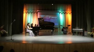 С. Рахманинов Сюита для двух фортепиано №2, III часть  - "Слёзы" и IV часть -  "Светлый праздник"