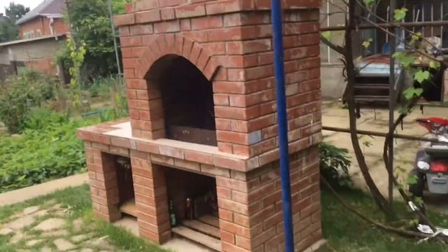 Барбекю из кирпича смотреть онлайн