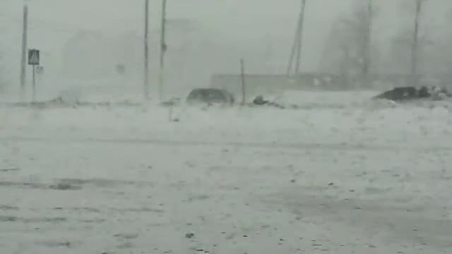 Курск засыпает снегом!!!! смотреть онлайн