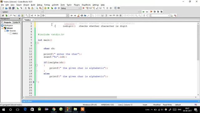 C Programming Tutorial - 25 - isdigit(), isalpha() Character Functions(Nepali) смотреть онлайн