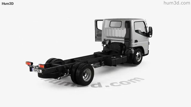 Mitsubishi Fuso Canter City SingleCab LowRoof with HQ interior 2016 3D model by Hum3D.com смотреть онлайн