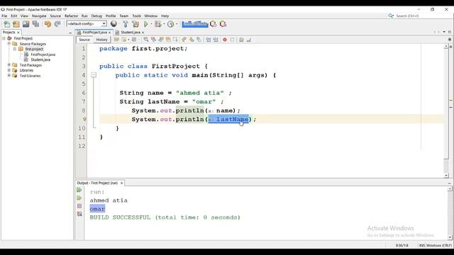 النزول لسطر جديد new line in java смотреть онлайн