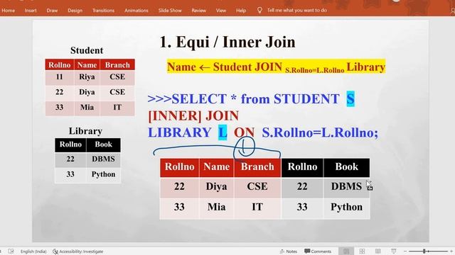 DBMS Practical – 10 | Equi Join Vs Natural Join | Types of Joins in DBMS | Inner Join| Join Queries смотреть онлайн