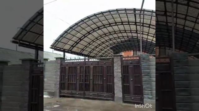 навес 9х20 своими руками Шымкент навес