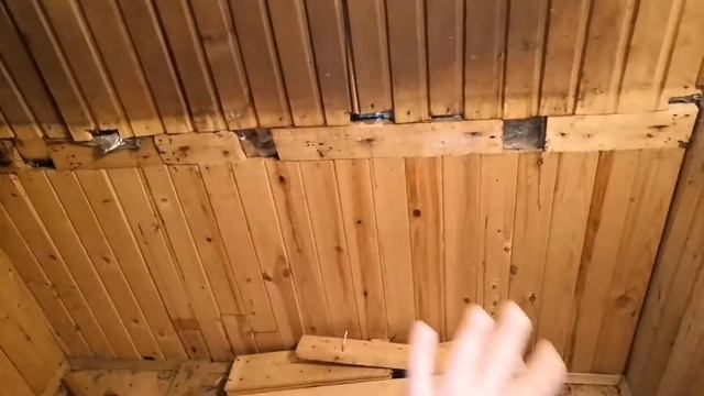Ремонт старой бани. Начало работ по реконструкции и отделке парной комнаты(часть 1) смотреть онлайн