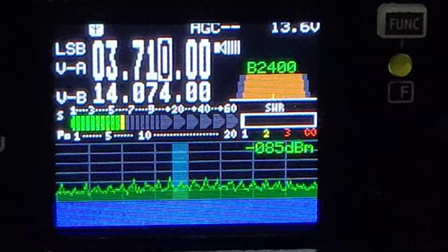 Xiegu G90 80m band noise evening смотреть онлайн