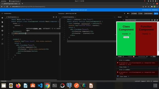 React Hooks Tutorial - 1 - useState Hook , Usage of State in Function vs Class Components смотреть онлайн
