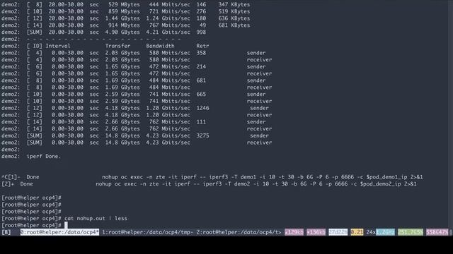 openshift 4 3 QoS nic high, iperf3 смотреть онлайн