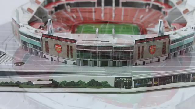 3D Puzzle Arsenal's Emirates Stadium смотреть онлайн